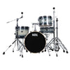 Natal Acoustic Drum Kits Black and Silver Sparkle Natal KAR-UF22 Arcadia Series US Fusion 5-Piece Shell Pack Acoustic Drum Kit with Hardware & Stands