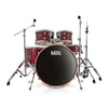 Natal Acoustic Drum Kits Red Strata Natal KAR-UFX Arcadia Series 5-Piece Acoustic Drum Kit with Hardware