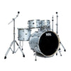 Natal Acoustic Drum Kits White Sparkle Natal KAR-F20 Arcadia Series Fusion 20 5-Piece Shell Pack Acoustic Drum Kit with Hardware & Stands