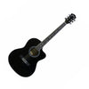 Neptune Acoustic Guitars Gloss Black Neptune NAG39 39 Inch 6 String Acoustic Guitar