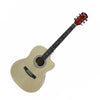 Neptune Acoustic Guitars Gloss Natural Neptune NAG39 39 Inch 6 String Acoustic Guitar