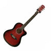 Neptune Acoustic Guitars Gloss Wine Red Neptune NAG39 39 Inch 6 String Acoustic Guitar