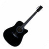 Neptune Acoustic Guitars Glossy Black Neptune M49 41 Inch 6 String Acoustic Guitar