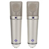 Neumann Condenser Microphones Nickel Neumann U87 AI Large Diaphragm Condenser Microphone Stereo Set