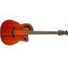 Ovation Electro Acoustic Guitars Padauk Ovation Celebrity Elite Plus MidDepth Cutaway Acoustic Electric Guitar