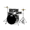 Pacific Drums And Percussion Acoustic Drum Kits Iridescent Black Sparkle Pacific Drums And Percussion PDCE2215KT 5 Piece Center Stage Series Complete Acoustic Drumkit