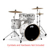 Pacific Drums And Percussion Acoustic Drum Kits Pearlescent White Lacquer Pacific Drums And Percussion PDCM2215 5 Piece Concept Maple Series Acoustic Drumkit