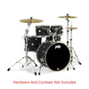 Pacific Drums And Percussion Acoustic Drum Kits Satin Black Pacific Drums And Percussion PDCM2215 5 Piece Concept Maple Series Acoustic Drumkit