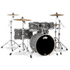 Pacific Drums And Percussion Acoustic Drum Kits Satin Pewter Pacific Drums And Percussion PDCM2217 7 Piece Concept Maple Acoustic Drumkit