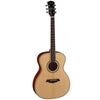 Parkwood Acoustic Guitars Natural Parkwood P630 Concert Acoustic Guitar with Case