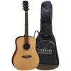 Parkwood Acoustic Guitars Natural Parkwood S21 GT Dreadnought Acoustic Guitar with Gigbag