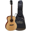 Parkwood Acoustic Guitars Natural Parkwood S23 GT Modern Concert Acoustic Guitar with Gigbag