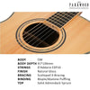 Parkwood Acoustic Guitars Parkwood P820ADK OM Orchestra Acoustic Guitar with Case