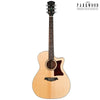 Parkwood Electro Acoustic Guitars Natural Parkwood GA28 GT GA Series Grand Auditorium Electro Acoustic Guitar with Gigbag