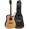 Parkwood Electro Acoustic Guitars Parkwood S66 Dreadnought Cutaway Electro Acoustic Guitar with Gigbag