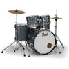 Pearl Acoustic Drum Kits Charcoal Metallic Pearl Roadshow 5Pc Drumset with Stands and Cymbals