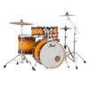 Pearl Acoustic Drum Kits Classic Satin Amberburst Pearl Decade Maple 5pcs Hybrid Shell Pack Drumset