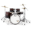 Pearl Acoustic Drum Kits Garnet Fade Pearl Roadshow 5 Piece Drumset with Stands and Cymbals