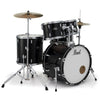 Pearl Acoustic Drum Kits Jet Black Pearl Roadshow 5Pc Drumset with Stands and Cymbals