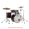 Pearl Acoustic Drum Kits Pearl Decade Maple 5pcs Hybrid Shell Pack Drumset