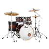 Pearl Acoustic Drum Kits Satin Black Burst Pearl Decade Maple 5pcs Hybrid Shell Pack Drumset