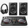 Pioneer DJ Controller Interfaces Pioneer DJ Starter Pack - DDJ WeGo4 Controller, DM-40 Monitors & HDJ-700 Headphones