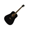 Pluto Acoustic Guitars Black Pluto HW41-201 Jumbo Acoustic Guitar