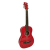 Pluto Acoustic Guitars Red Pluto PA34-101 34 Inch Baby Acoustic Guitar