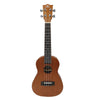 Pluto Concert Ukuleles Single Pluto UK-23 Inch Natural Mahogany Concert Ukulele