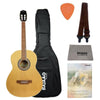 Pluto Electro Acoustic Guitar Bundles Natural Pluto HW39-201P Electro Acoustic Guitar With Gigbag, Picks, Strap, Cloth & Ebook