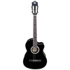 Pluto Electro Acoustic Guitars Black Pluto HW39C-201P Electro Acoustic Guitar