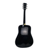 Pluto Electro Acoustic Guitars Black Pluto HW41-201P Jumbo Electro Acoustic Guitar With 3 Band EQ - Black