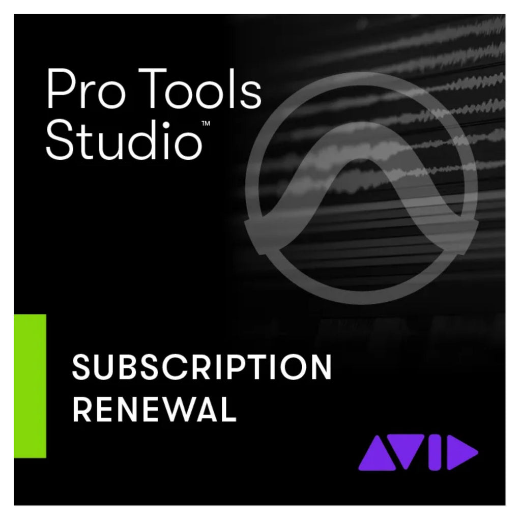 Avid Pro Tools Studio 1 Year Subscription Renewal