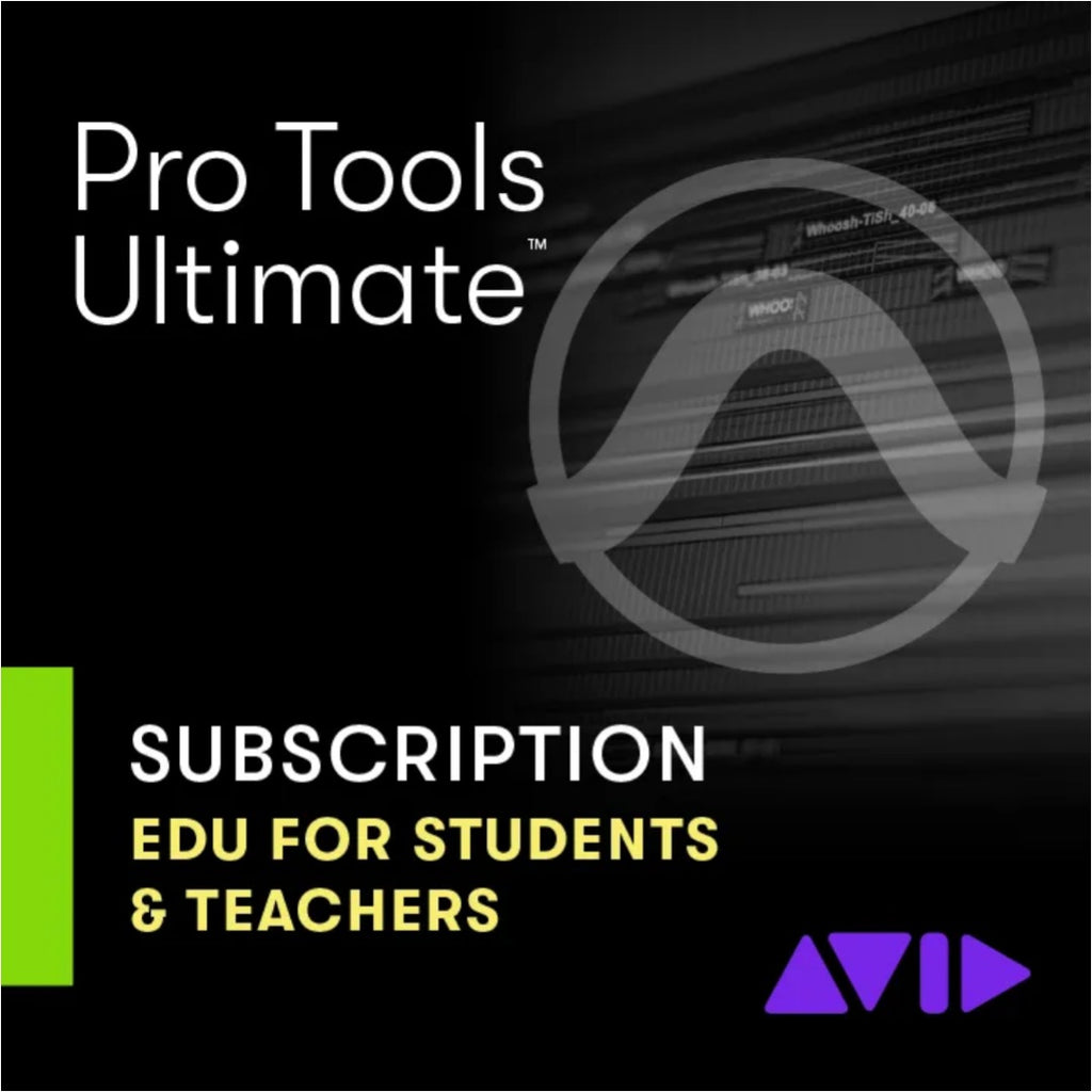 Avid Pro Tools Ultimate 1 Year Subscription For Educational Students & Teachers