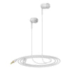 Portronics Earphones White Portronics Conch 50 In Ear Wired Earphone with 3.5mm Audio Jack