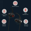 Portronics In-Ear Neckband Headphones Portronics Harmonics 216 HD Stereo Wireless Bluetooth 5.0 Sports Headset