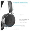 Portronics On-Ear Wireless Headphones Portronics Muffs M Wireless Bluetooth 5.0 Stereo On-Ear Headphones