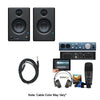 Presonus Audio Interfaces Eris E3.5 PreSonus AudioBox iTwo Studio Audio Interface Bundle With Presonus Eris E3.5 Monitor Speakers And Instrument Cables