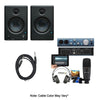 Presonus Audio Interfaces Eris E4.5 PreSonus AudioBox iTwo Studio Audio Interface Bundle With Presonus Eris E3.5 Monitor Speakers And Instrument Cables