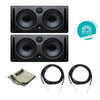 Presonus Monitor Speaker Bundles Presonus Eris E66 Studio Monitors - Pair With Polishing Cloth, 2x TRS Cables & Bitwig Software