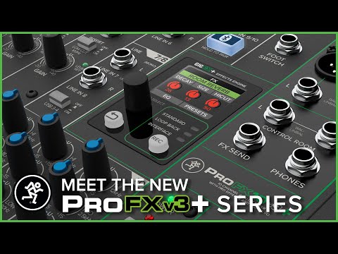 Mackie Profx 10v3 10 Channel Professional Effect Mixer with USB