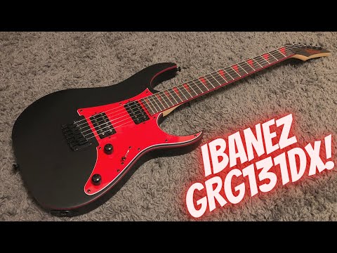 Ibanez GRG131DX RG Gio Series 6-String Electric Guitar- Black Flat