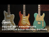 Fender Squier 40th Anniversary Stratocaster Gold Edition Electric Guitar