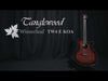 Tanglewood TW4 E KOA Winterleaf Series Superfolk Cutaway Electro Acoustic Guitar - Autumn Burst Gloss