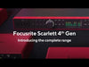 Focusrite Scarlett 4i4 4th Gen Audio Interface