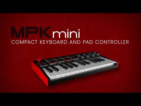 Akai MPK MINI MK3 Compact Midi Keyboard and Pad MIDI Controller - Open Box