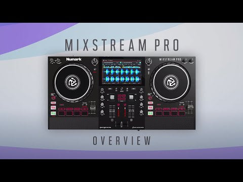 Numark Mixstream Pro + Standalone Streaming DJ Controller Built-In WiFi