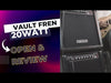 Vault Frenzy 20 Watt Combo Guitar Amplifier with Analog Distortion, Reverb & Delay All Playable Together