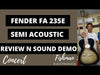 Fender FA-235E Concert Electro Acoustic Guitar