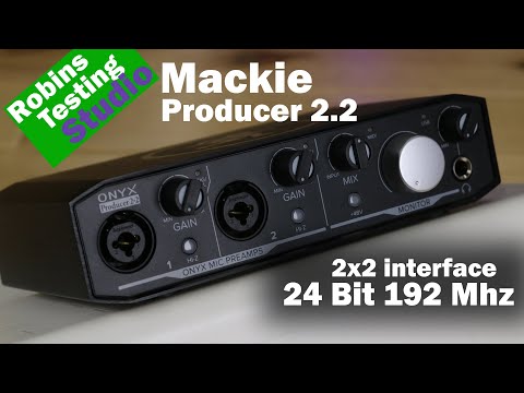 Mackie Onyx Producer 2-in X 2-out USB Audio Interface with Midi - Open Box